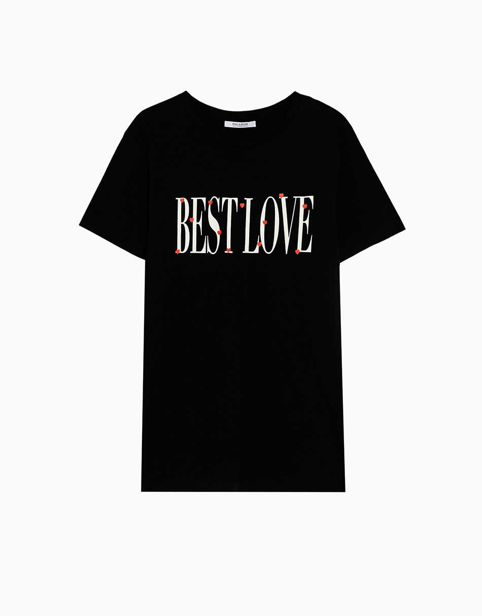 Sweatshirt with slogan